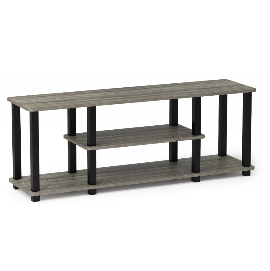 Streamlined Style Modern 43.8'' Media Console TV Stand with Square Tube Up for SALE!! NEW